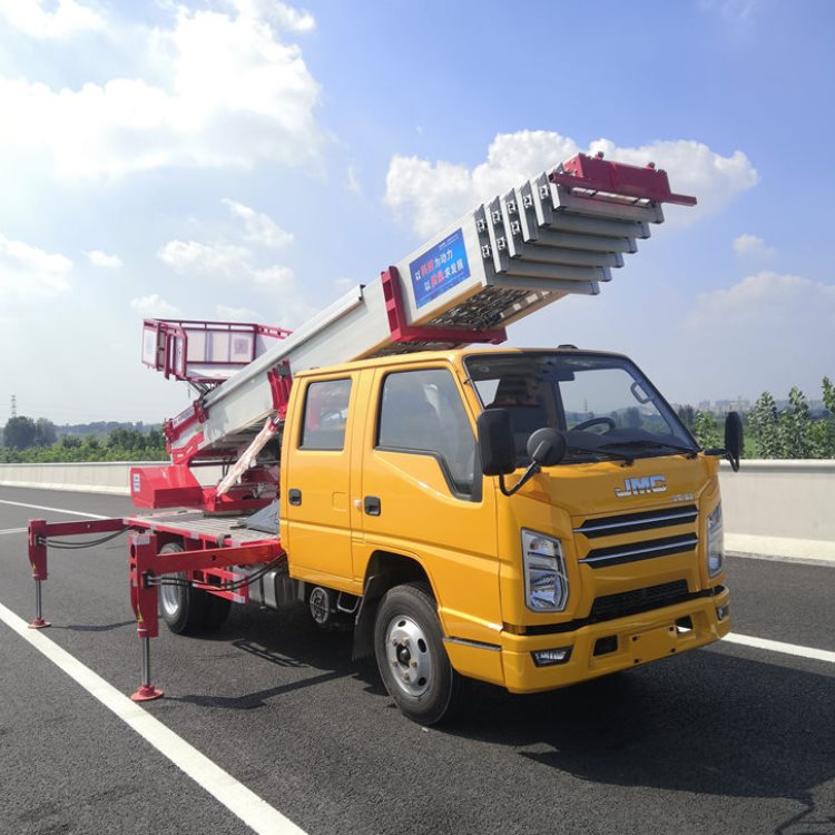 金湾出租云梯车电话 水泥上楼